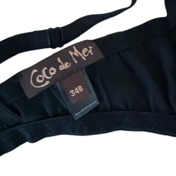 Coco De Mer Silk bow Bra NWOT 34B Fifty Shades of Grey Aveta - Picture 5 of 5